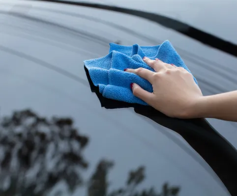 Industrial Towel - wipe window.