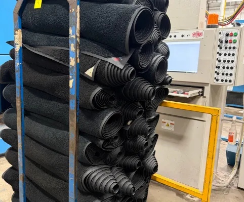 floor mat - stacking for delivery floor mat - stacking for delivery