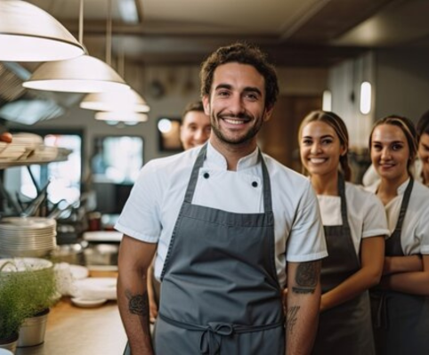 restaurant staff.