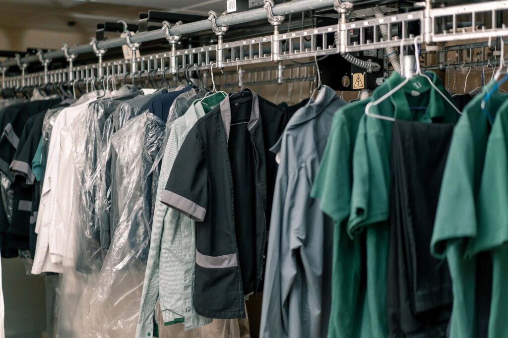 industrial-laundry-in-the-hotel-clean-shirts